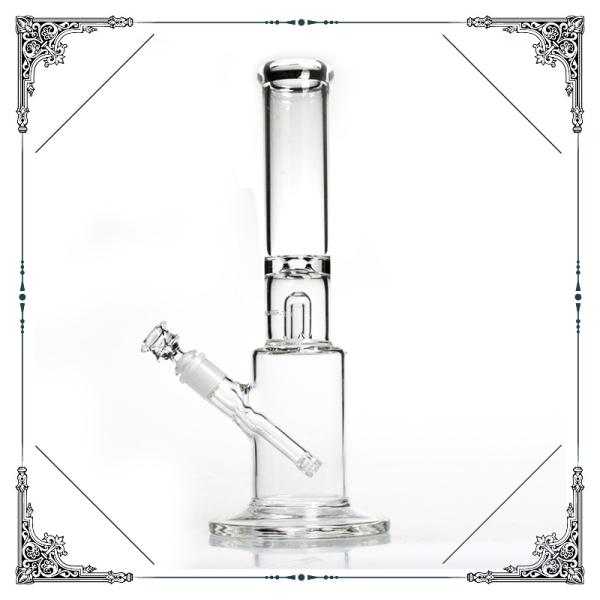 14'' Clear Toro Glass Bong With Splash Guard Hookah Matrix Downstem Pipes