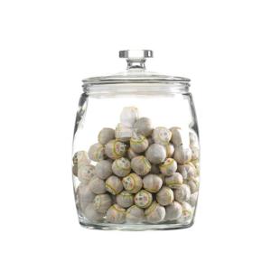 China Transparent Food Storage 8000ml Airtight Glass Spice Jar on sale