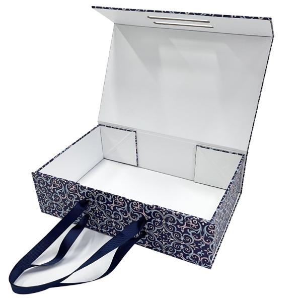 Cardboard Folding Gifts Packing Boxes With Flower Pattern