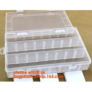 Plastic Storage Box for Screws Accessory, Multifunctional Transparent Storage
