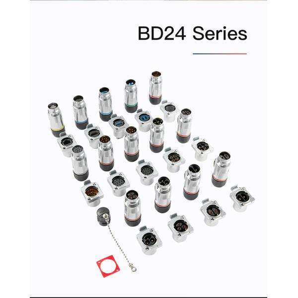 Cnlinko BD24 Network Ethernet Panel Mount RJ45 Cables CAT6 Waterproof RJ45 Connector