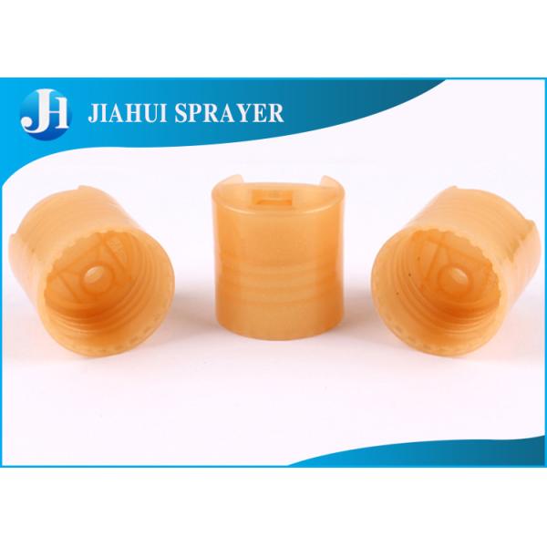 Aluminum Plastic Cosmetic Bottle Caps / Commercial Shampoo Bottle Cap Eco - Friendly