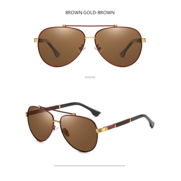 Shades Trendy UV400 Polarized Stylish Sunglasses TAC Luxury Men BSCI