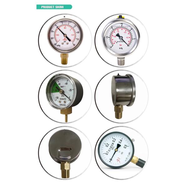 0 To 100 Mbar Digital Vacuum Pressure Gauge Pressure Oil Water Gauge