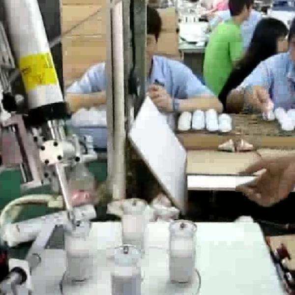 Circle Adhesive Dispenser Robot 1000pcs/h - 1500pcs/h Robotic Dispenser For LED Bulb Diffuser