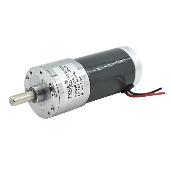 30W Large Torque PMDC Micro DC Gear Motor 42mm 45kgcm 15rpm For Machine