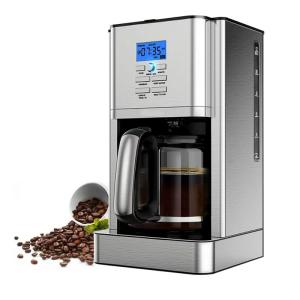 China Automatic Electric Espresso Coffee Maker Machine With Grinder Home Commercial wholesale
