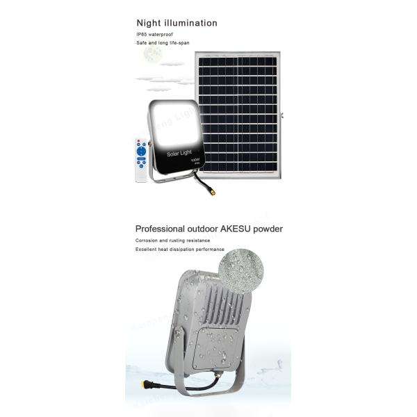 150W 100W 60W 30W Remote Control Solar Flood Lights