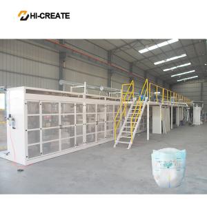 China Fully Automatic Baby Diaper Making Machine Production Line wholesale