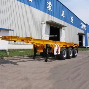 China CIMC 20 Ft Shipping Container Trailer With Tri Axle Chassis on sale
