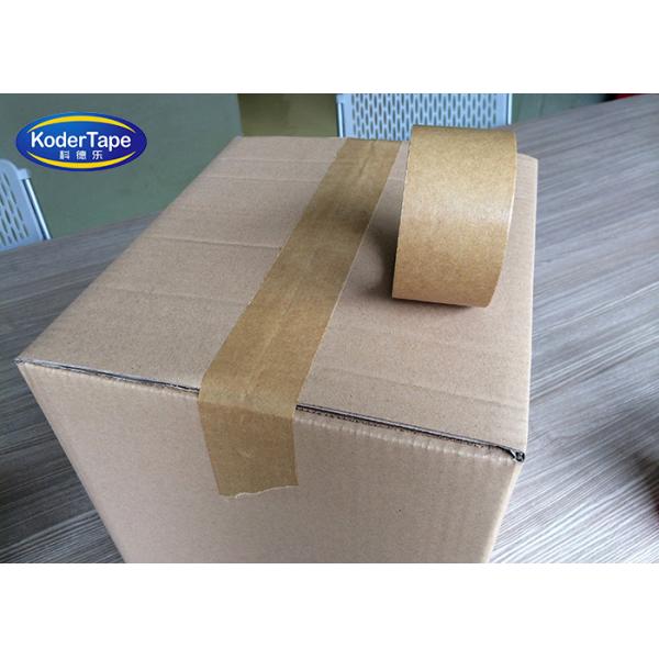 Sythetic Rubber Kraft Paper Tape General Purpose Self Adhesive Brown Color