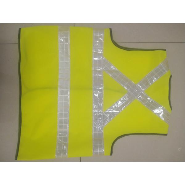 Fluorescent Green Reflective Vest 120g Construction Hi Vis Safety Vest