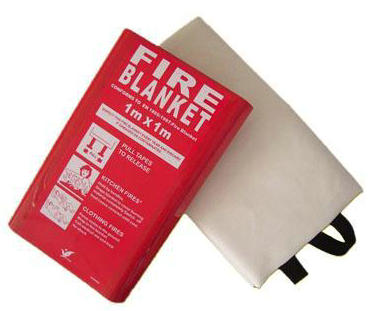 Heat Resistant Fiberglass Fire Blanket Soft PVC Package Fire Retardant Blanket