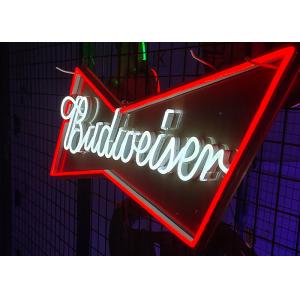 China Handmade Budweiser  neon light signs for business home bars and game rooms on sale