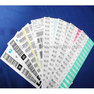 Automatic Label Die Cutting Machine With Hole Punching