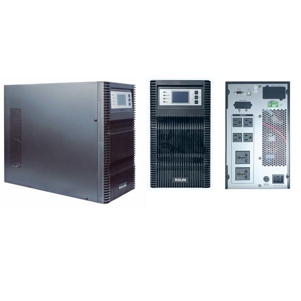 2KVA Online Single Phase UPS 2KW With Battery Inside 24VDC UPS For Home USB RS232