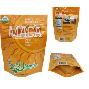 China 20x13.9cm Stand Up Plastic Pouch Packaging Glossy Surface wholesale