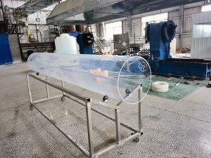 China Transparent Heating Quartz Glass Tube High Transmittance Polished on sale