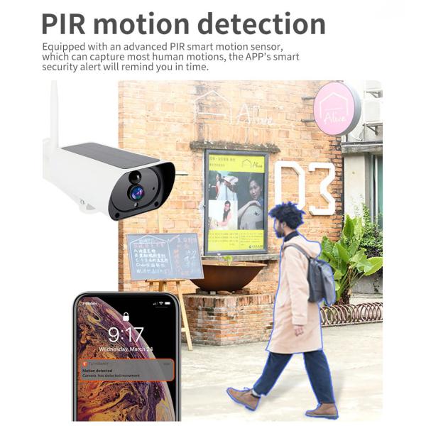 Tuya App TCP CMOS 4G Wifi Security Camera 850nm Burglar Alarm Systems