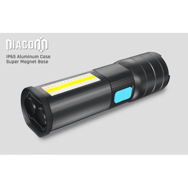 USB Rechargeable cree Led work Flashlight , COB Side work Light with Magnetic Base