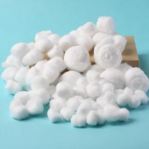 China Organic Cotton Medical Cotton Ball Disposable Soft Cotton Wool Balls wholesale