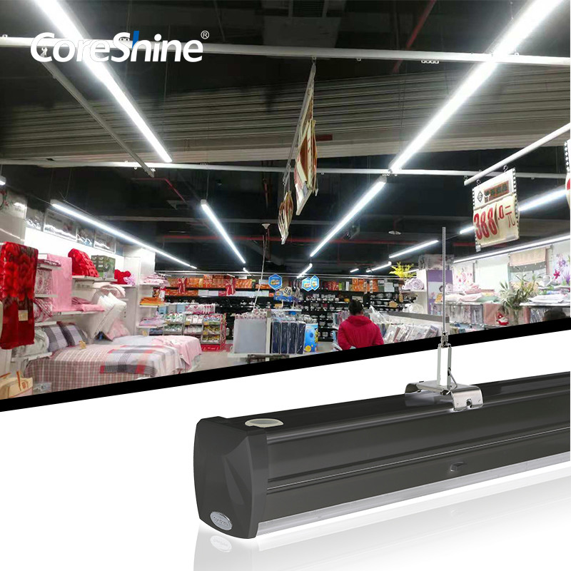 China UL Black 10foot Linear Ambient Luminaires With Linkable Central Control wholesale