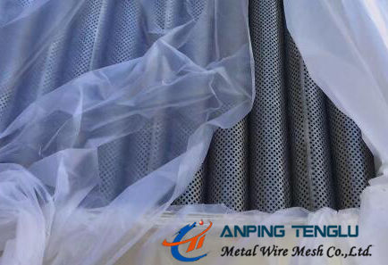 Stainless Steel Perforated Tubes, Round Hole With Different Patterns