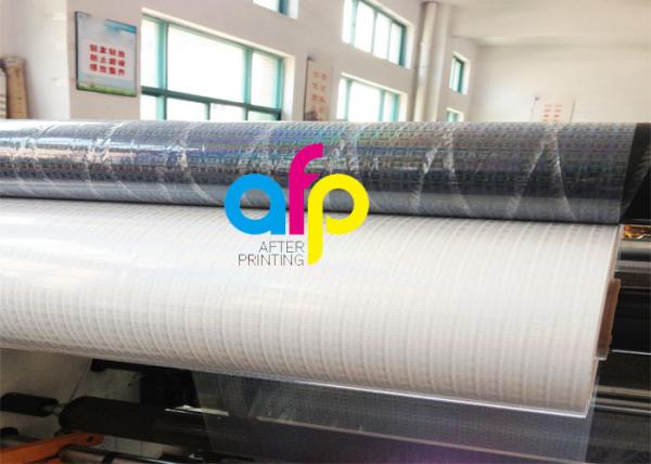 Quality Transparent Holographic Bopp Lamination Film 26micron Standard / Customized Pattern for sale