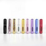 Unisex Round Shape Fancy Mini Bottom Fill Refillable Aluminum Perfume Oil