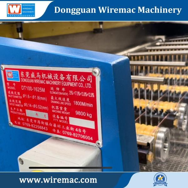 Automatic 16 Wire Multi Drawing Machine With Outlet Diameter 0.14 to 0.52 MM