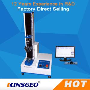 China Light Load 10 - 500N Single Column Tensile Universal Testing Equitment High Accuracy for Testing Rubber wholesale