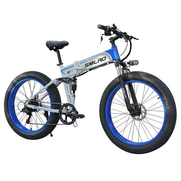 1000W Motor 14AH S/\MSUNG Lithium Battery E-Bike 26x4.0 inch Fat Tire Folding E-Bike Electric Bike Drop Shipping Available