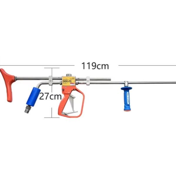 High Pressure Water Jet Gun Single Trigger 40000 Psi Waterblast Control Gun
