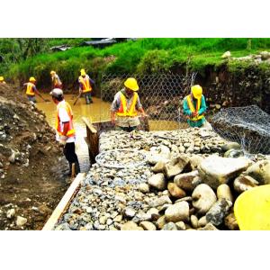 China ISO9001 River Control Golfan Coated Rock Filled Gabions wholesale
