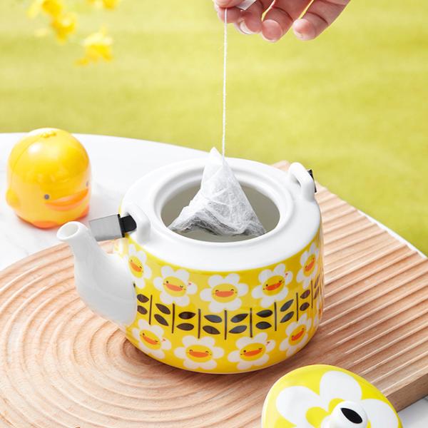 Cute Brewing Tea Pot Tea Coffee Mugs Cartoon Teapot Cool Kettle Tea Set Home Ceramic Mug 0.93kg/Pc