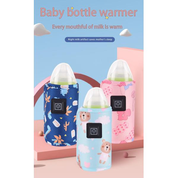 USB Milk Water Bottle Warmer Travel Stroller Insulated Baby Nursing Bottle Heater