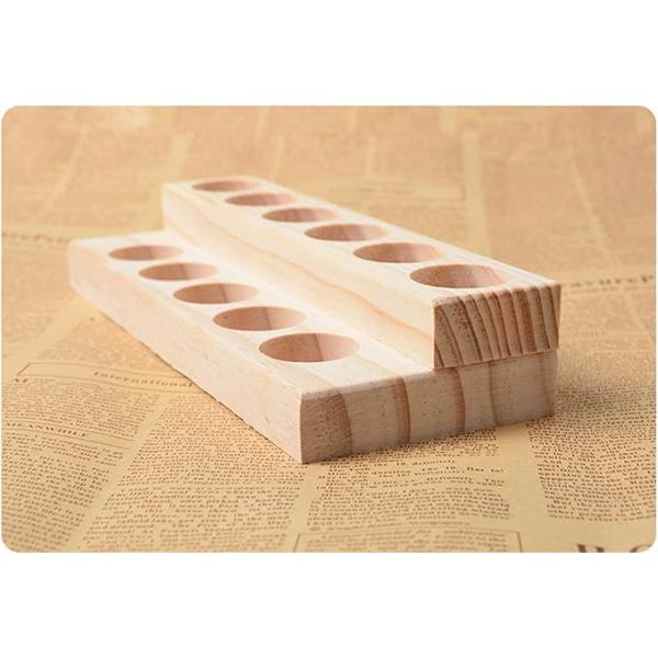 Wooden Essential Oil Display and Storage Rack Ideal for Organizing Aromatherapy Oil