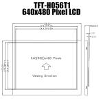 5.6 Inch Capacitive Touch Screen 640x480 Ips Mipi Tft Lcd Panel