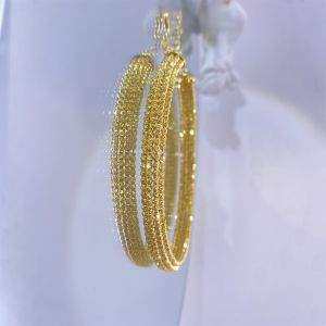 China Chic Small Gold Plumeria Earrings wholesale