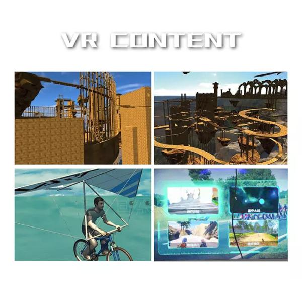 42 Inch Display Virtual Reality Game Machine VR Bicycle Racing Game Simulator