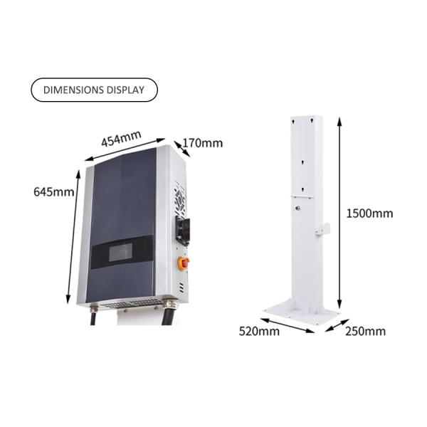 EVSE EV Charger with Optional CCS Connectors and Input Voltage 90-265V