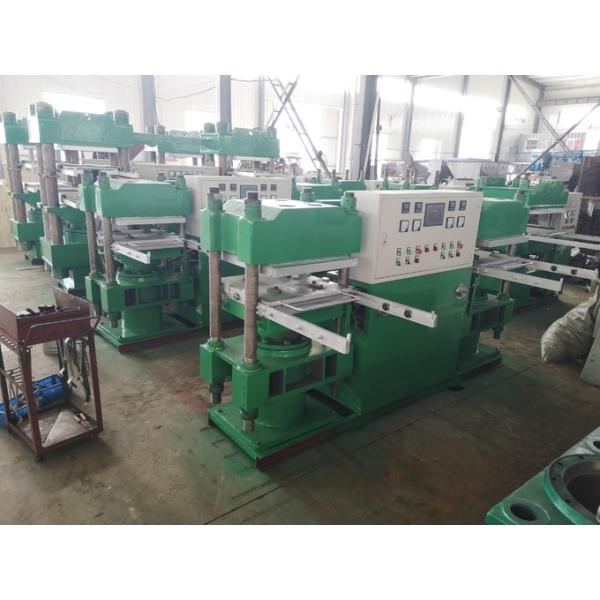 50Ton Double Rubber Press Machine SGS PLC Control Vulcanizer Press Machine