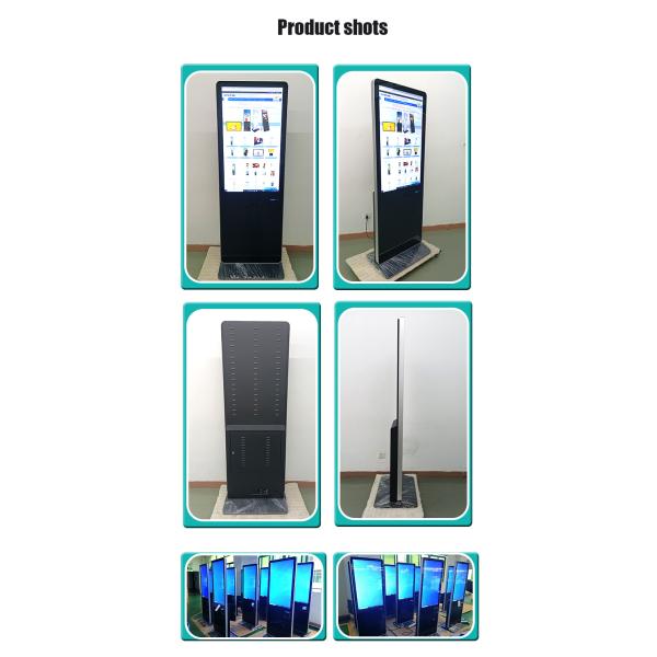 43 Inch G+F Touch Screen Kiosk Information Checking Station With Thermal Printer