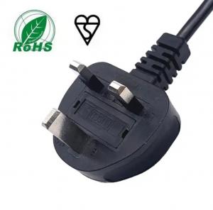 China BS1363 UK 3 Pin Power Cord Plug To IEC320 For Consumer Electronics 220V - 250V wholesale