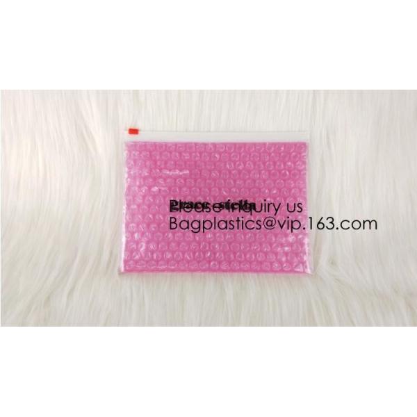 Best Seller Waterproof Cosmetic k Bubble Bag/Custom Printing PVC Bubble Mailer With Zipper, bagease, bagplastics