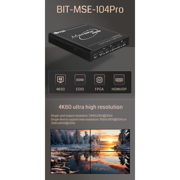 Multi-Screen Expander Video Wall Controller with HDMI/DP Input Bitvisus Edge Fusion Blending and Immersive Interaction