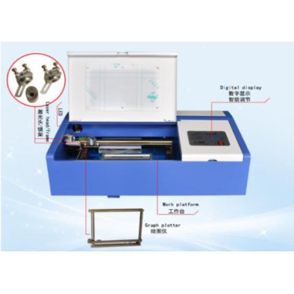 Wheel Type Acrylic Laser Engraving Machine CO2 Closed Laser 300*200mm, Multicolor,Mill Many Things