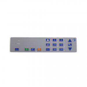 China Opaque White Custom Silicone Rubber Keypads With Matt PU Coating​ on sale