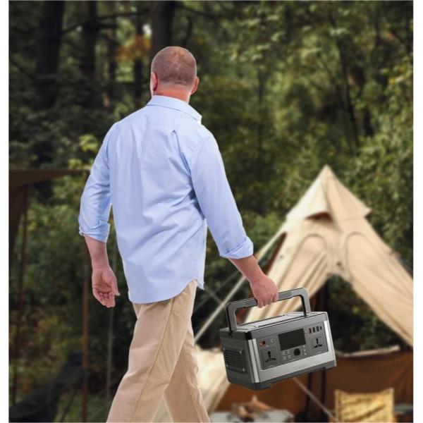 999Wh Camping Rechargeable Power Supply 1000W AC Output 10W Wireless Charger