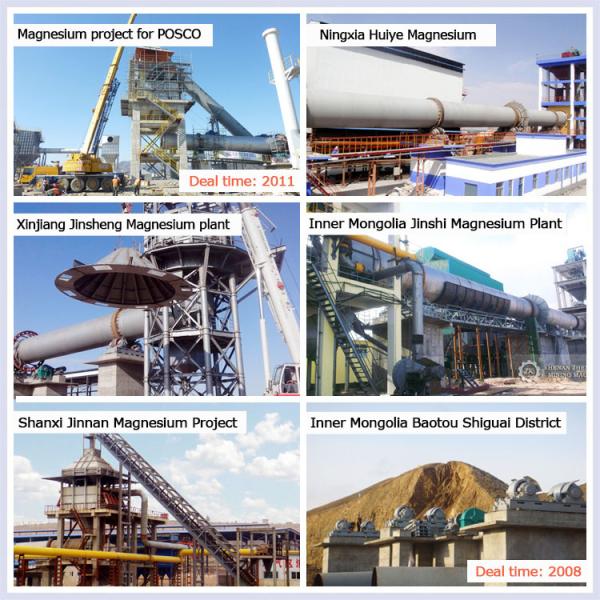 6000 t/a Pidgeon Process Magnesium Ingot Plant Dolomite Environmental Protection